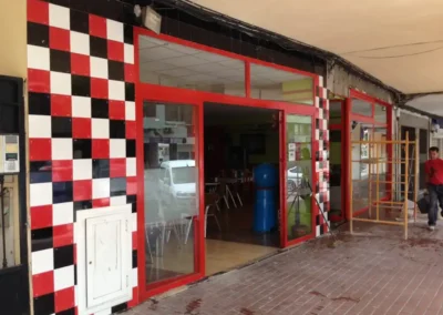 Reforma Fachada Kebab Córdoba